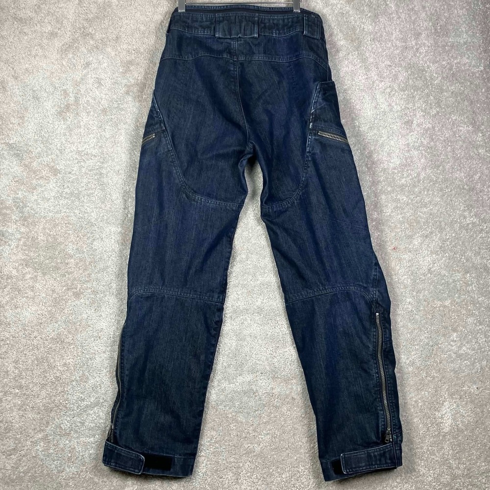 BMW Motorrad City 2 Motorcycle Riding Pants Mens Medium Blue Denim No Brace/Pads - Picture 10 of 16